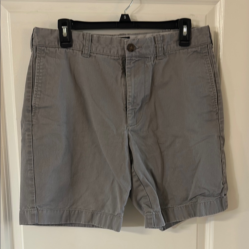 J. Crew Men's Charcoal Flat Front Shorts